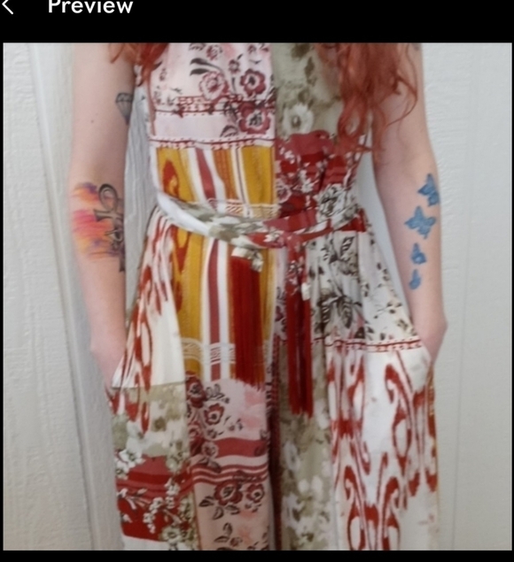 EST.1948 romper hippie style fringe small - Picture 12 of 15